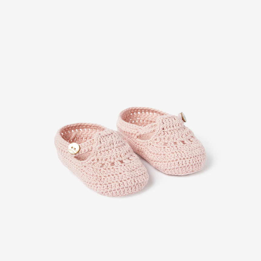 Handmade Crochet Baby Booties - Soft T-Strap Design for Newborns & Infants - Perfect for Photo Shoots, Gifts & Special Occasions