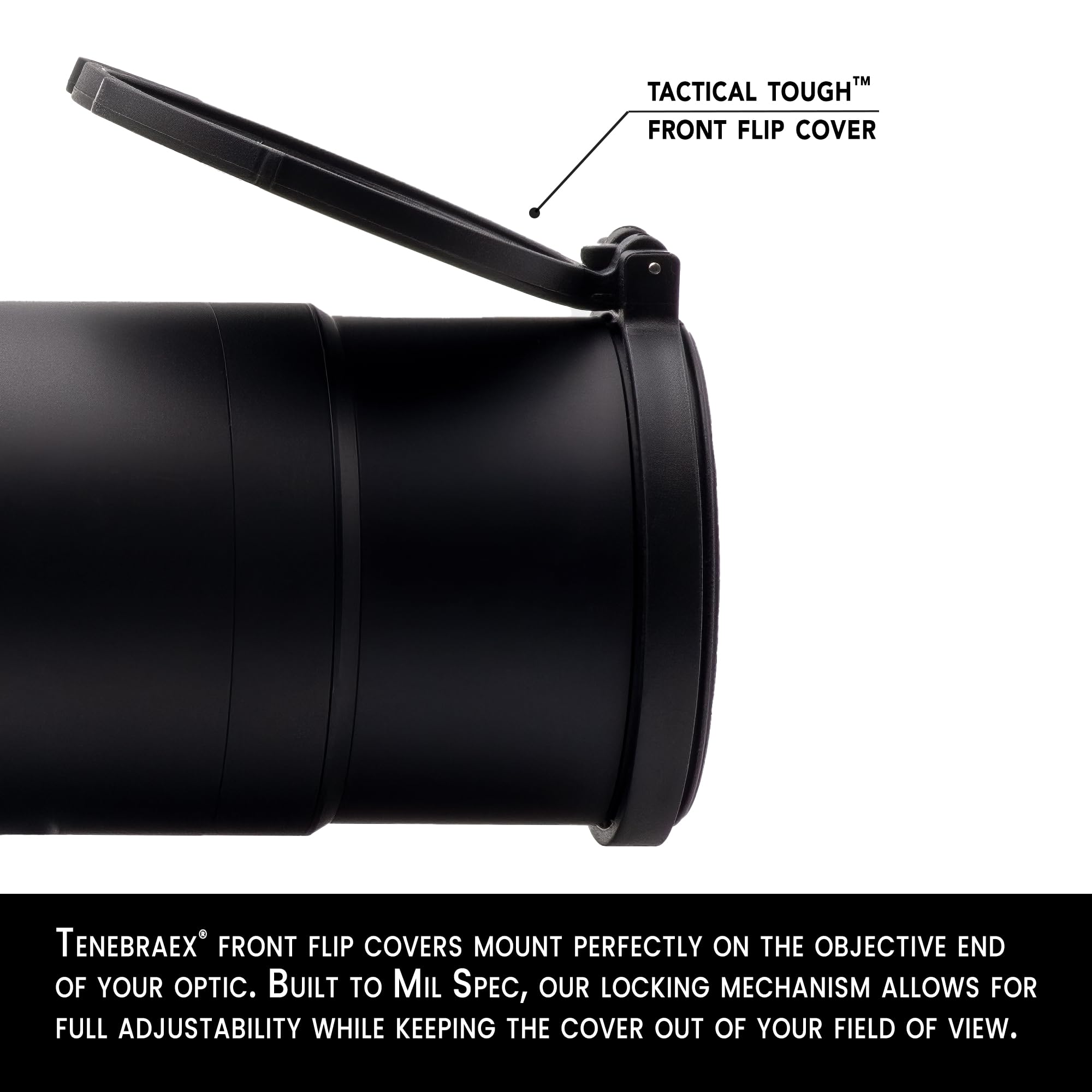 Tenebraex Ocular & Objective Scope Cover Kit for Nightforce - Premium Rifle Scope Protection for Hunting & Shooting - Ideal for Outdoor Adventures, Tactical Training, and Long-Range Precision Shooting
