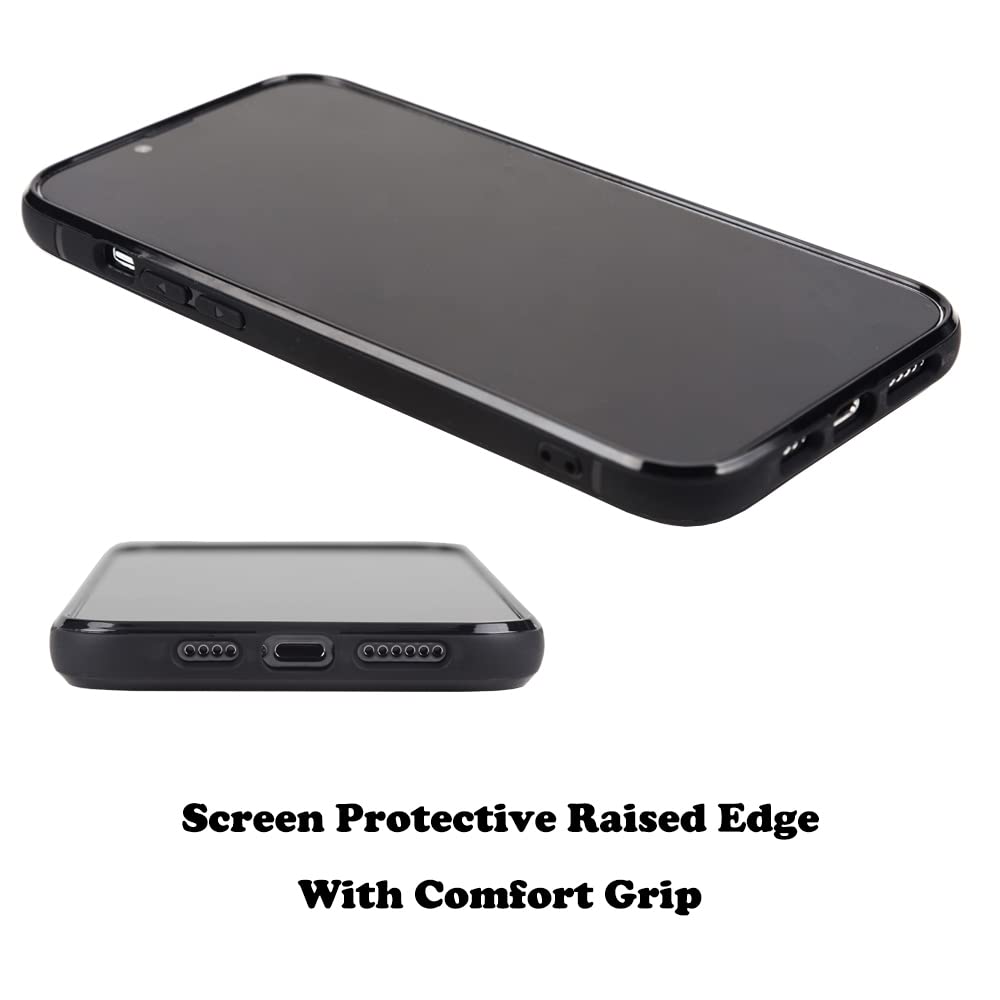 uCOLOR Marble Pattern iPhone 13 Pro Max Case 6.7 Inch (2021) - Ultra Slim Soft TPU Protective Cover with Stylish Matt Hybrid Design - Black & White Ethnic Style - Perfect for Daily Use, Office & Travel Protection