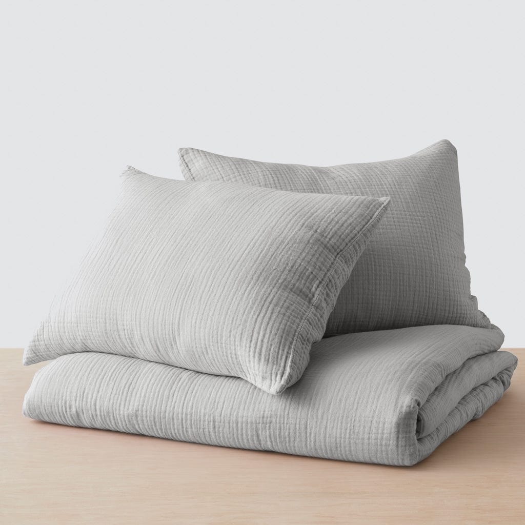 Organic Cotton Gauze Pillow Shams - Soft & Breathable Bedding for a Comfortable Sleep - Perfect for Home, Hotel, and Guest Room Decor
