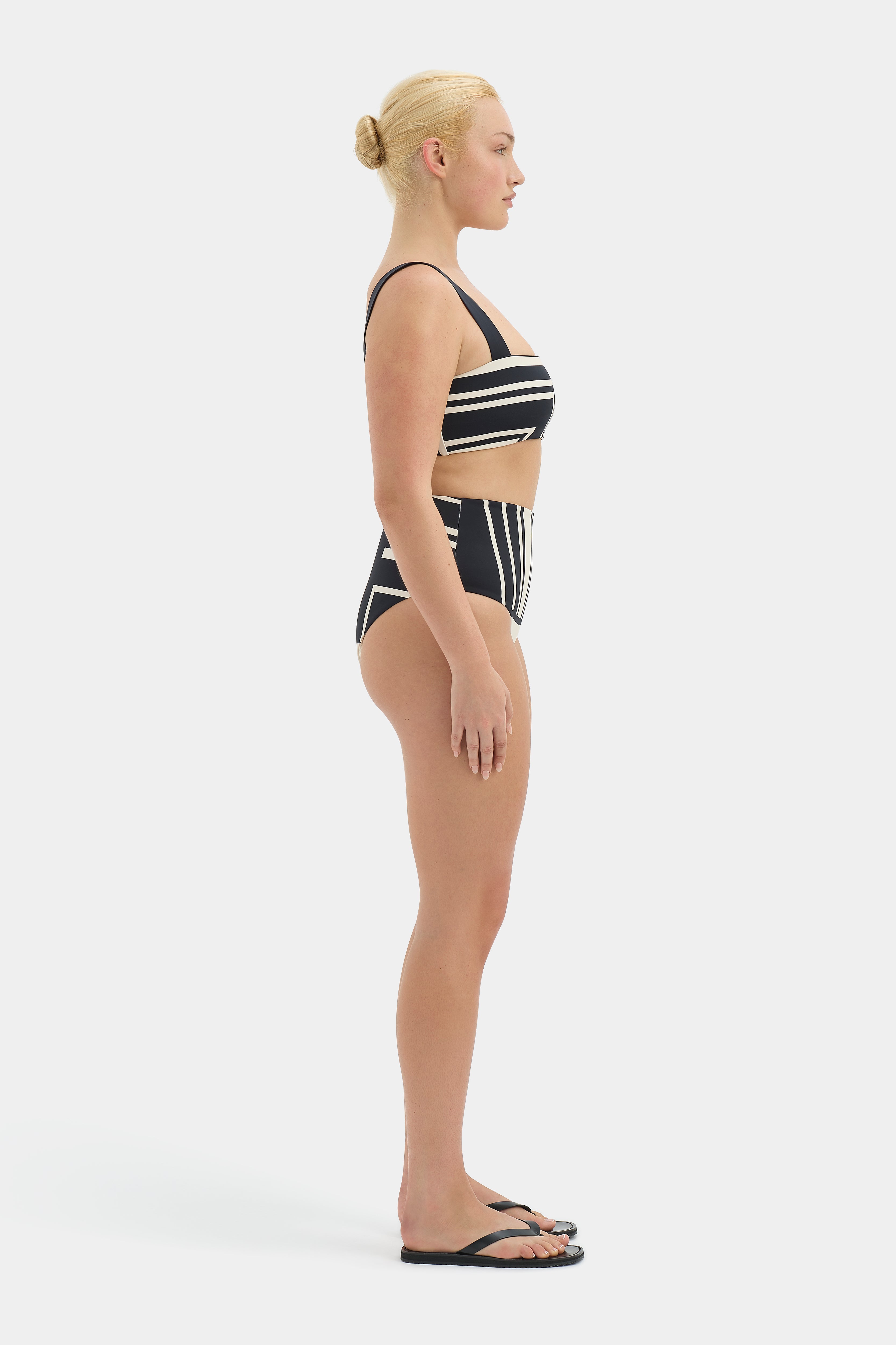 Pietra Bandeau Milano Nero - Stylish Black Bandeau Top for Women | Perfect for Summer Outfits, Beachwear, and Casual Fashion