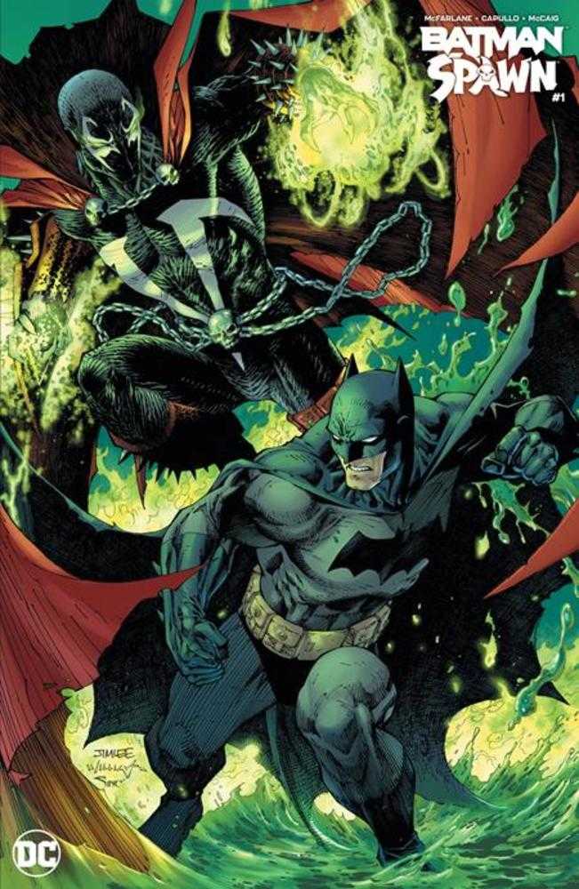 Batman Spawn #1 One Shot Comic Book - Jim Lee Variant Cover G | DC Comics & Image Crossover | Collectible for Fans & Comic Enthusiasts | Perfect for Display, Gifts & Comic Book Collections