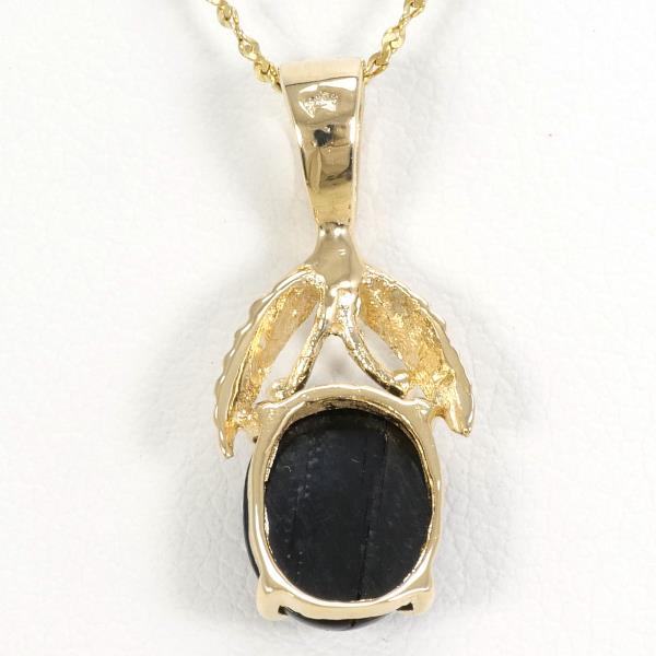 14K Yellow Gold Onyx Necklace for Women | Elegant Black Onyx Pendant Jewelry | Perfect for Gifts, Weddings & Special Occasions