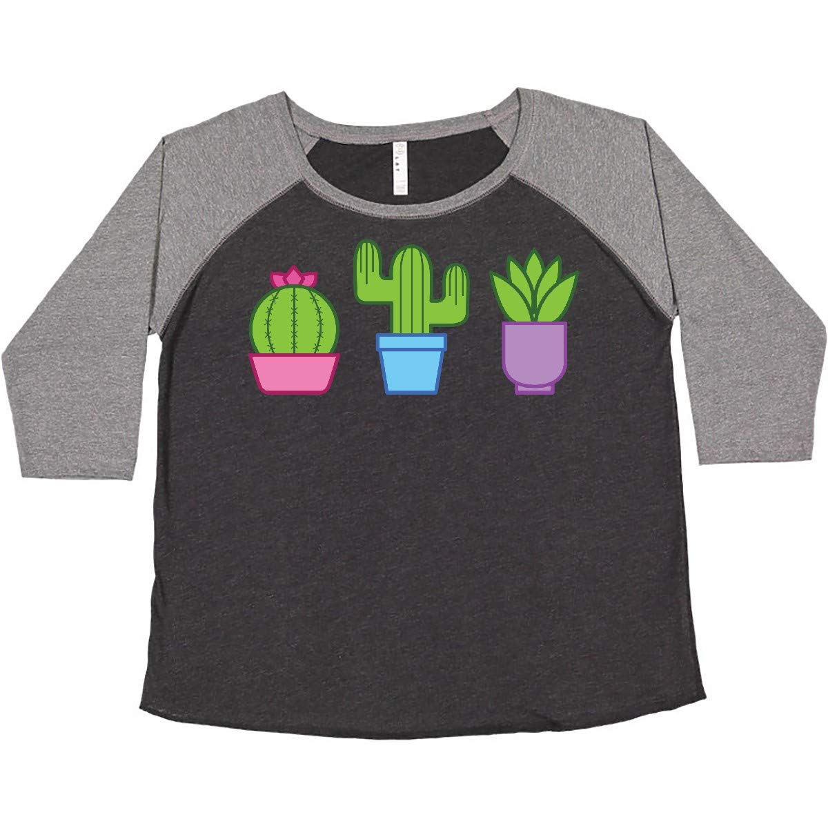 Inktastic Cactus and Plants Women's Plus Size T-Shirt - Comfortable Casual Tee for Women, Trendy Graphic Cactus Shirt for Everyday Wear, Perfect for Outings, Shopping, and Relaxing