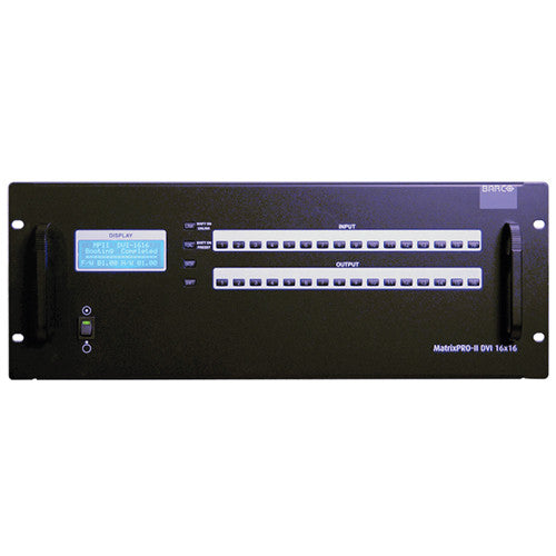MatrixPRO II 16x16 DVI Router - Barco R9004691 - Professional AV Switching Solution for Conference Rooms & Digital Signage