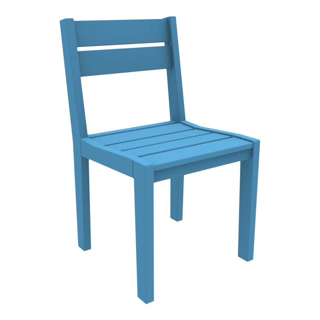 Stylish Coastline Cafe Dining Chair - Modern Wooden Bistro Chair for Kitchen, Restaurant & Patio - Perfect for Home, Cafe & Outdoor Dining