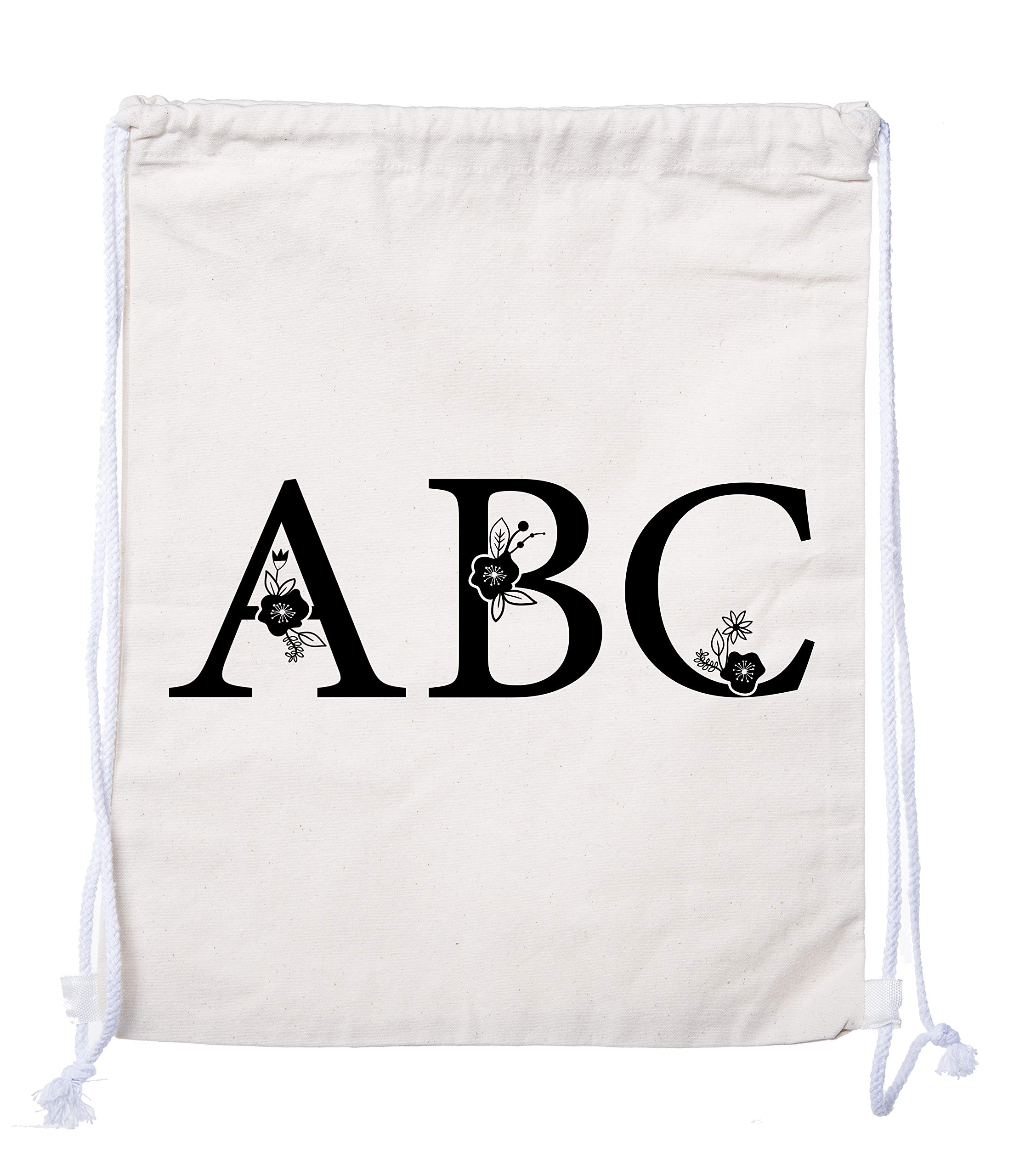 Custom Monogram Drawstring Bags Bulk Pack - Personalized Cinch Backpacks for School, Gym & Travel - Reusable Promotional Gift Bags for Events & Sports Teams