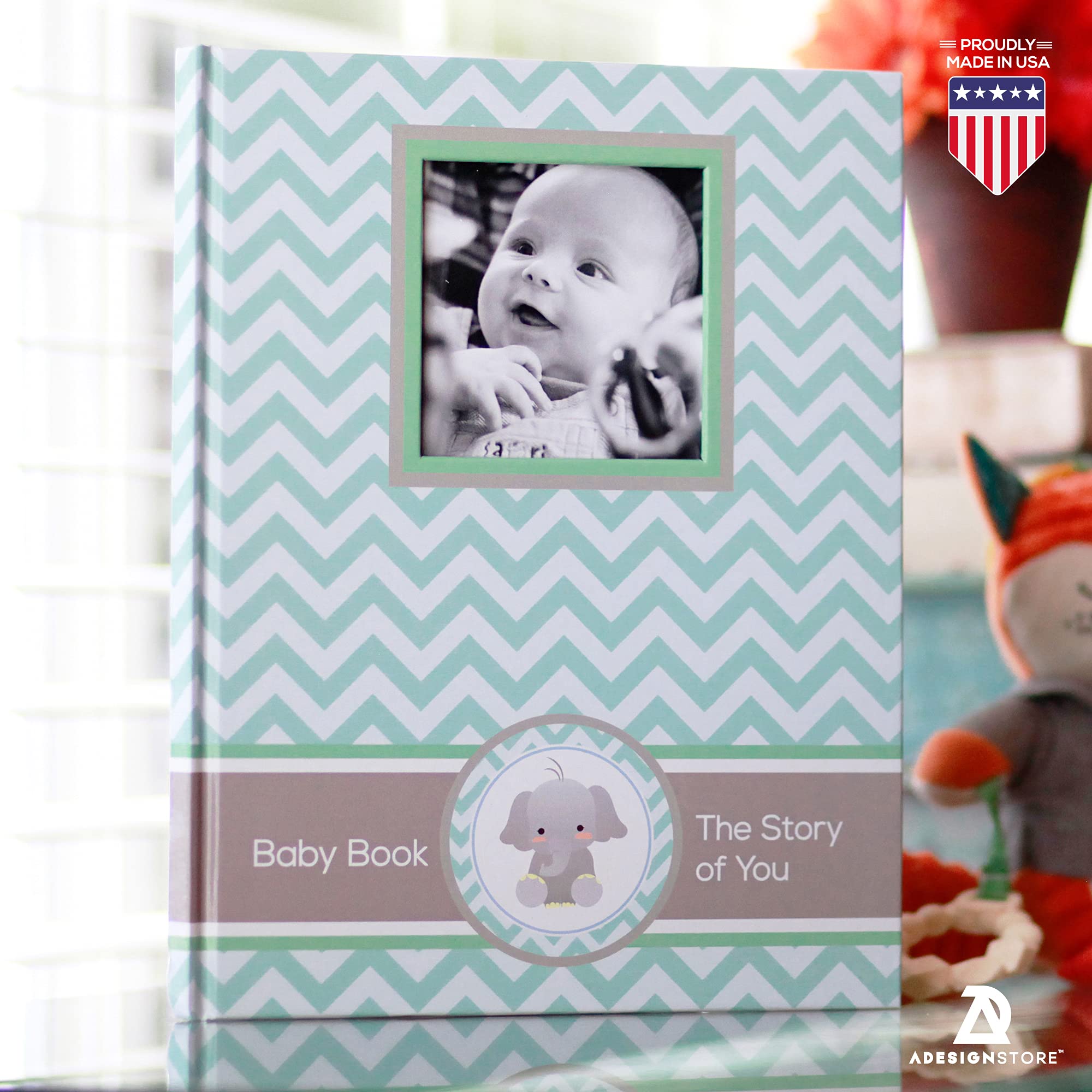 Baby Memory Book - First Year Baby Journal & Keepsake Album for Newborn Boys & Girls | Perfect Baby Shower Gift & Milestone Tracker | Capture Precious Moments from Birth to 12 Months
