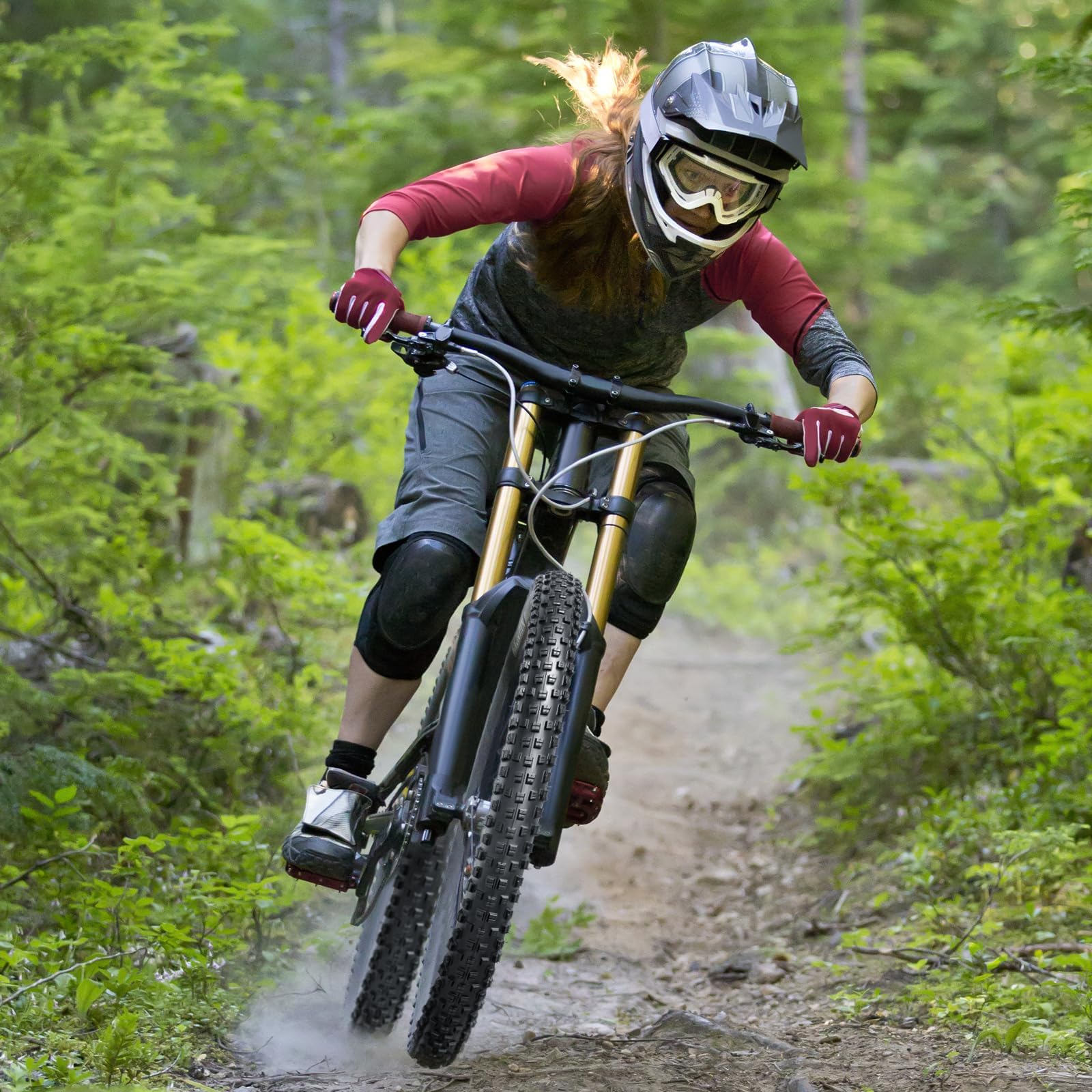 **27.5x2.10 Premium Mountain Bike Tires - Lightweight, Anti-Puncture, 60TPI Nylon, ETRTO 54-584 - Includes 2 Presta Valve Tubes (Compatible 27.5x1.95-2.125) - Ideal for Trail Riding, Commuting & Off-Road Adventures**