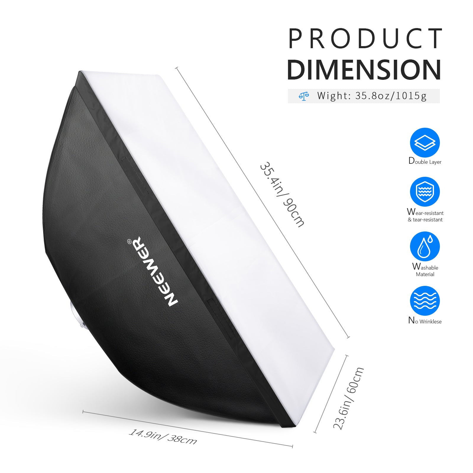 NEEWER SB BW6090 60x90cm/23.6x35.4