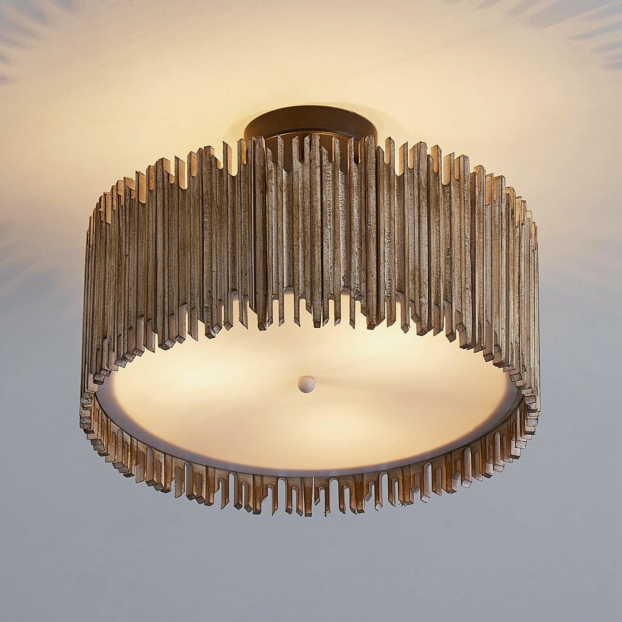 3-Light Farmhouse LED Ceiling Light Fixture - Modern Rustic Chandelier for Kitchen, Dining Room & Bedroom Lighting