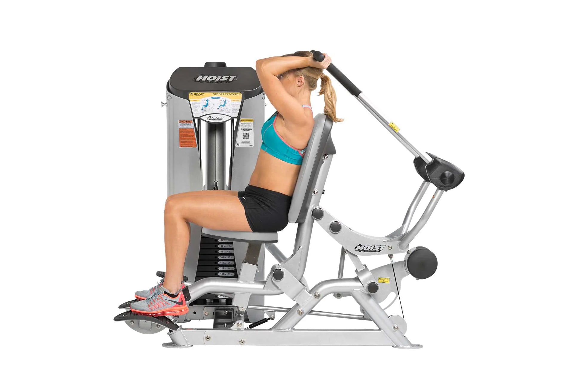 Hoist ROC IT Triceps Extension Machine (RS 1103) - Professional Gym Equipment for Arm Workouts & Strength Training - Perfect for Home Gyms & Fitness Centers