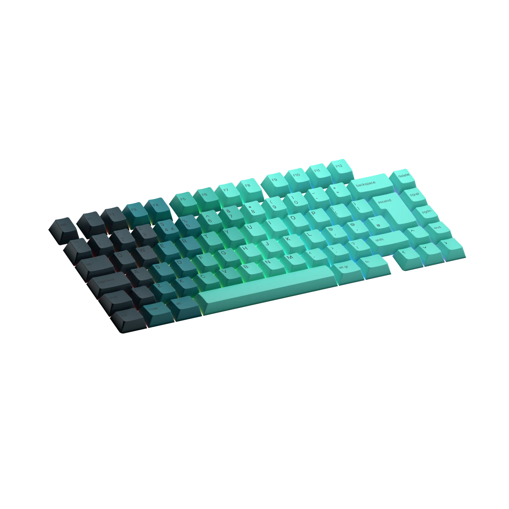Rainforest Themed Custom Keycaps for Mechanical Keyboards - Durable PBT Material, Cherry MX Compatible - Perfect for Gaming, Typing & Office Work