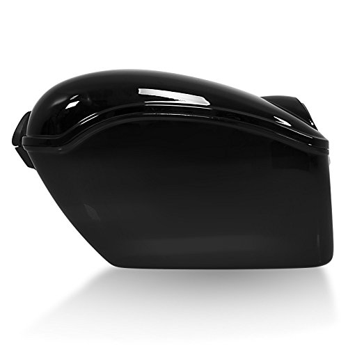 Hard Saddlebags Nebraska 12L - Waterproof Motorcycle Luggage for Cruiser Slim CB43496 | Perfect for Long Rides, Commuting & Adventure Riding