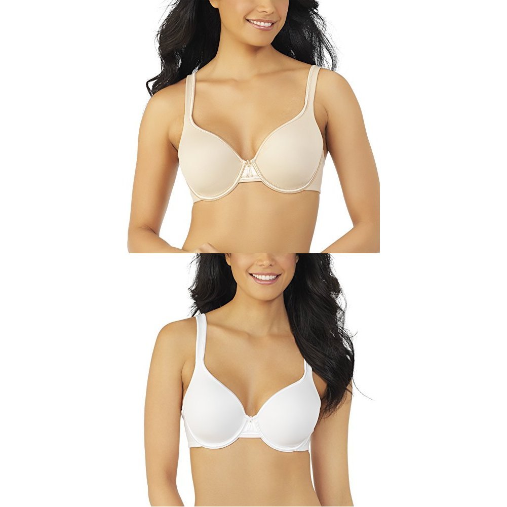 Vanity Fair Women's Body Caress Full Coverage Underwire Bra 75335 - Comfortable Support for Everyday Wear, Work & Special Occasions