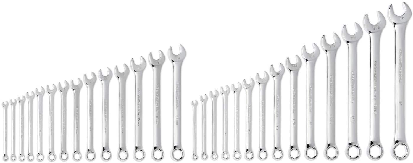 GEARWRENCH 28-Piece SAE & Metric 6-Point Combination Wrench Set (81923) - Perfect for Automotive Repair, DIY Projects & Professional Mechanics