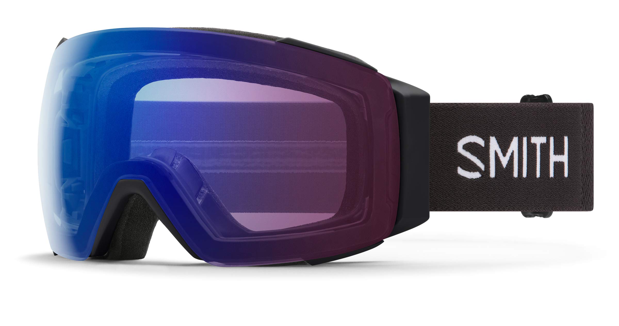Smith Optics Snow Goggle - Black ChromaPop Photochromic Rose Flash Lens for Skiing & Snowboarding | UV Protection & Anti-Fog Technology | Perfect for Alpine Sports & Winter Adventures