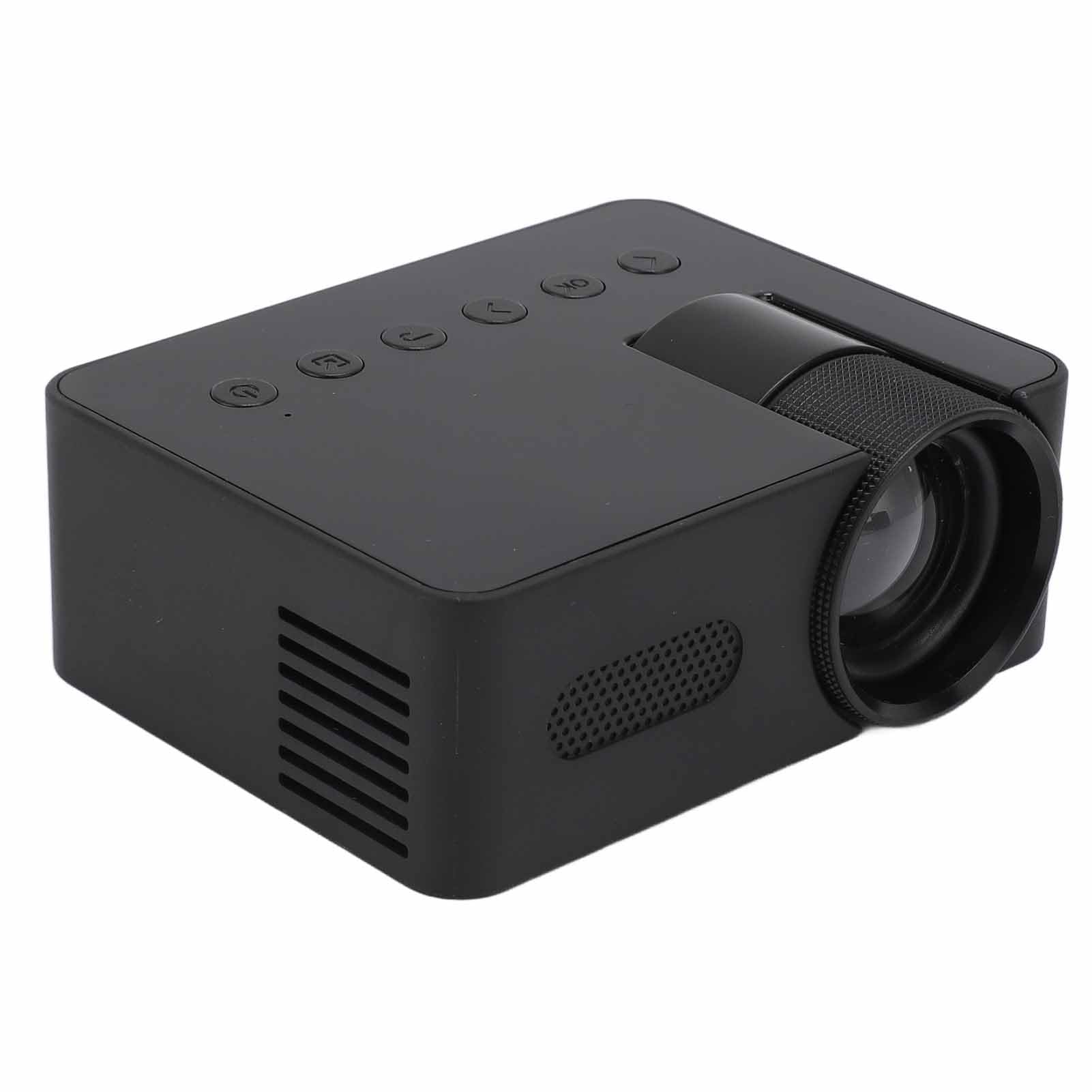 Mini Projector 1080P Full HD - Portable Home Theater Projector with Eye Protection for Movies, Gaming & Outdoor Use | Compatible with Phone, Laptop & TV for Home, Office & Backyard Entertainment