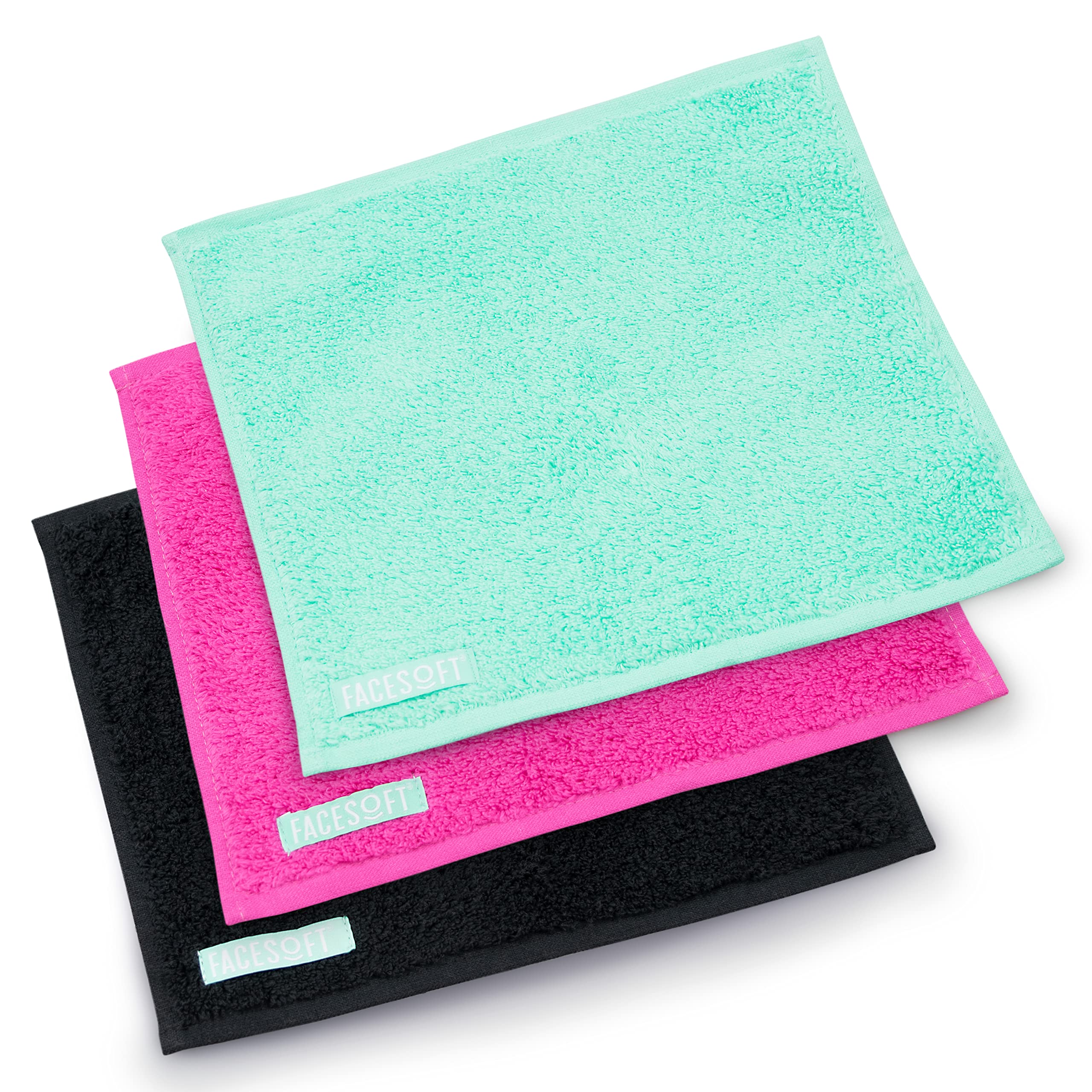 Eco-Friendly Mini Gym Towels - Soft & Absorbent Cotton Workout Towels for Gym, Fitness, Yoga & Sports - 3-Piece Exercise Towel Set - Perfect for Sweat Absorption During Workouts, Running, and Training Sessions
