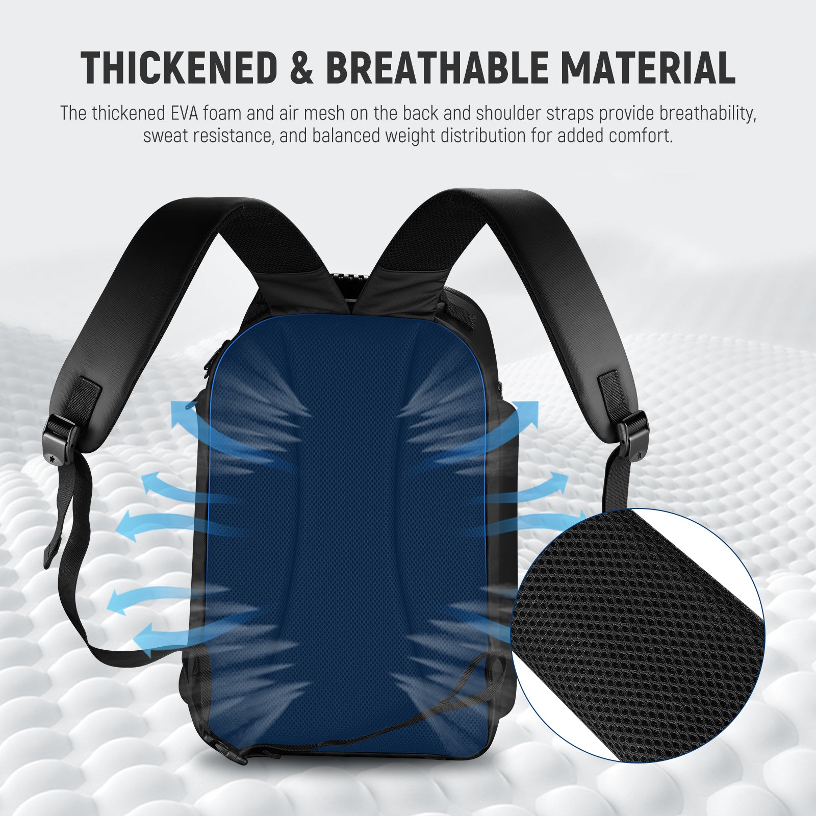 NEEWER BASICS PB26 17.3x10.6x7.5 Inch DSLR Camera Backpack for Photographers - Waterproof Travel Camera Bag with Laptop Compartment (Fits 15
