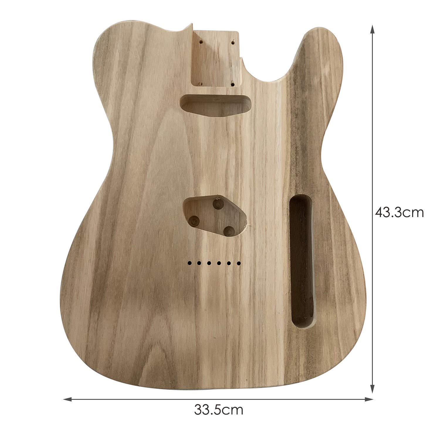 Premium Maple Cap Guitar Body - DIY Electric Guitar Replacement Parts for Unfinished TL Models | Perfect for Custom Builds, Repairs & Upgrades | Ideal for Musicians, Luthiers & Guitar Enthusiasts