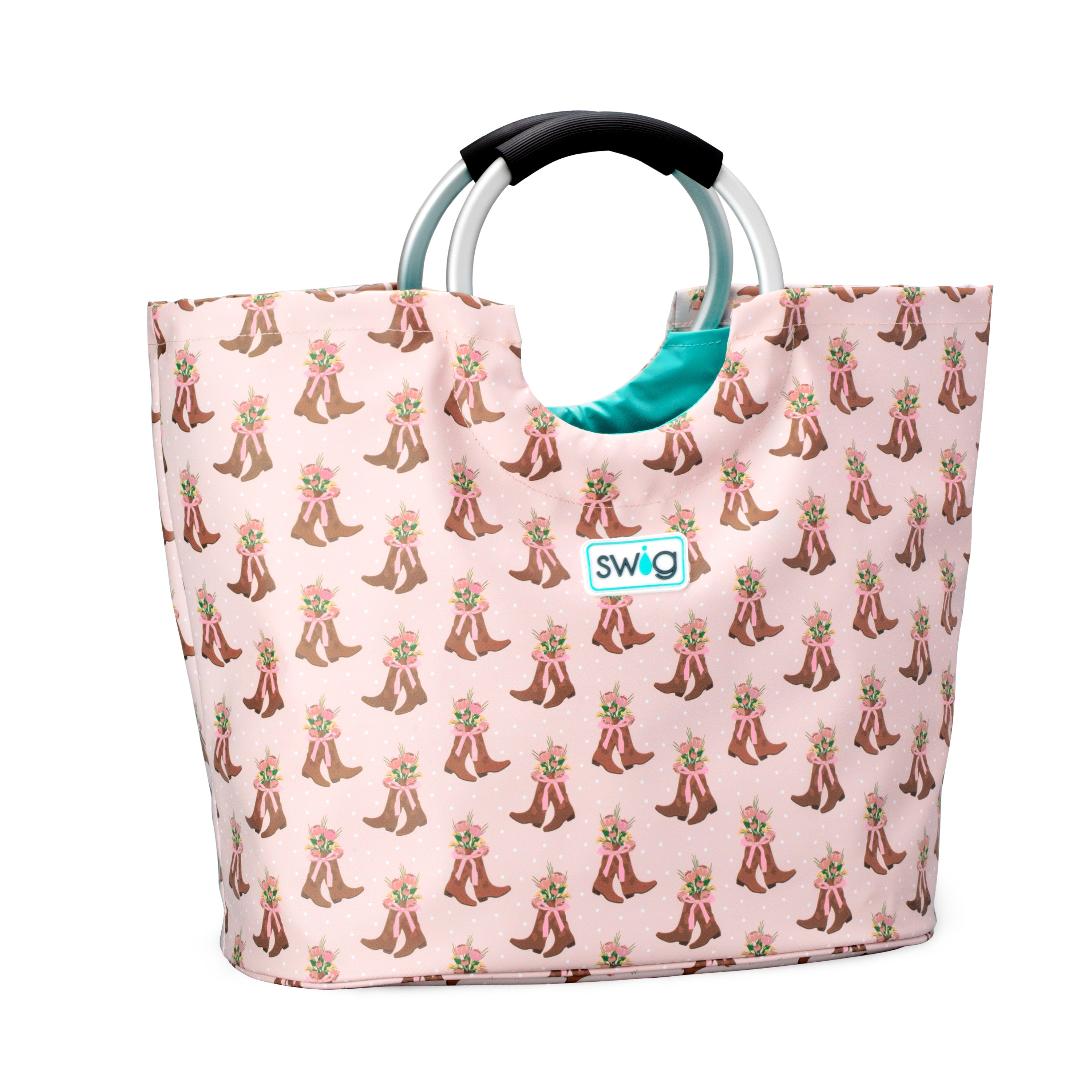Cowgirl Coquette Loopi Tote Bag - Stylish Western Handbag for Women | Perfect for Shopping, Travel & Everyday Use