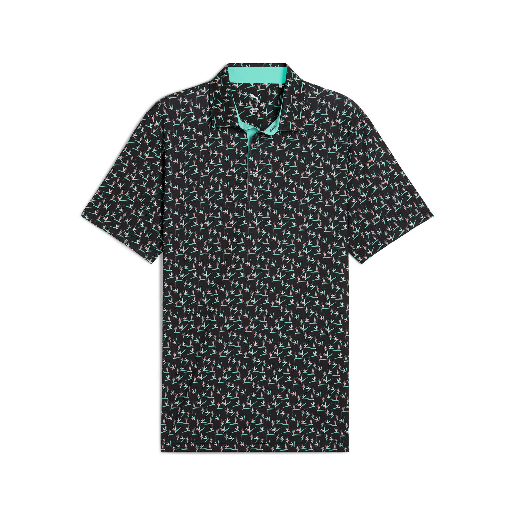 Premium MATTR Paradise Golf Polo Shirt for Men - Moisture-Wicking, UV Protection & Breathable - Ideal for Golf, Tennis & Outdoor Activities