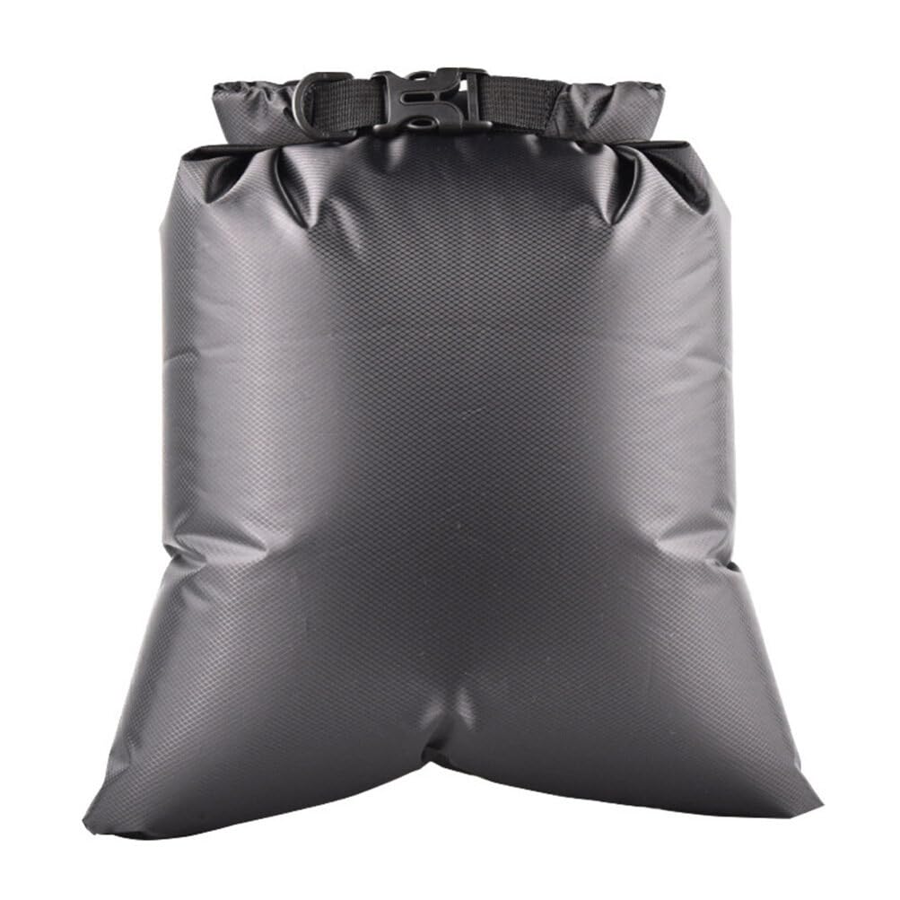 BESPORTBLE 5-Piece Waterproof Dry Bag Set - Lightweight Compression Sack for Kayaking, Camping, Boating, Hiking & Beach (1.5L, 2.5L, 3L, 4L, 8.5L) - Portable Gear Storage Pouch for Outdoor Activities, Travel & Water Sports (Black)