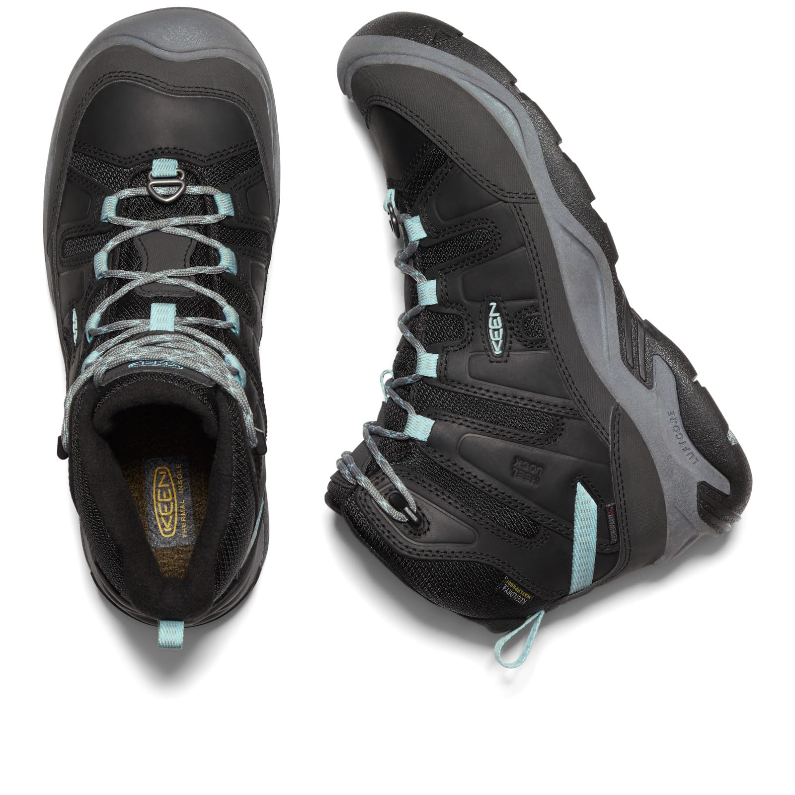 KEEN Women's Circadia Mid Height Polar Insulated Waterproof Hiking Boots - Warm Winter Snow Boots for Outdoor Trekking & Cold Weather Adventures
