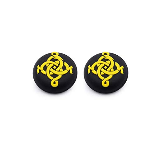 2 Pack Silicone Analog Joystick Thumb Grips for PS5, PS4, PS4 Pro/Slim, PS3, Xbox One/Xbox 360/Xbox One X Elite/Slim, PS2 & Nintendo Switch Pro Controller - Non-Slip Comfort Grip Caps (Multiple Colors) - Perfect for Gaming, Long Sessions & Enhanced Control