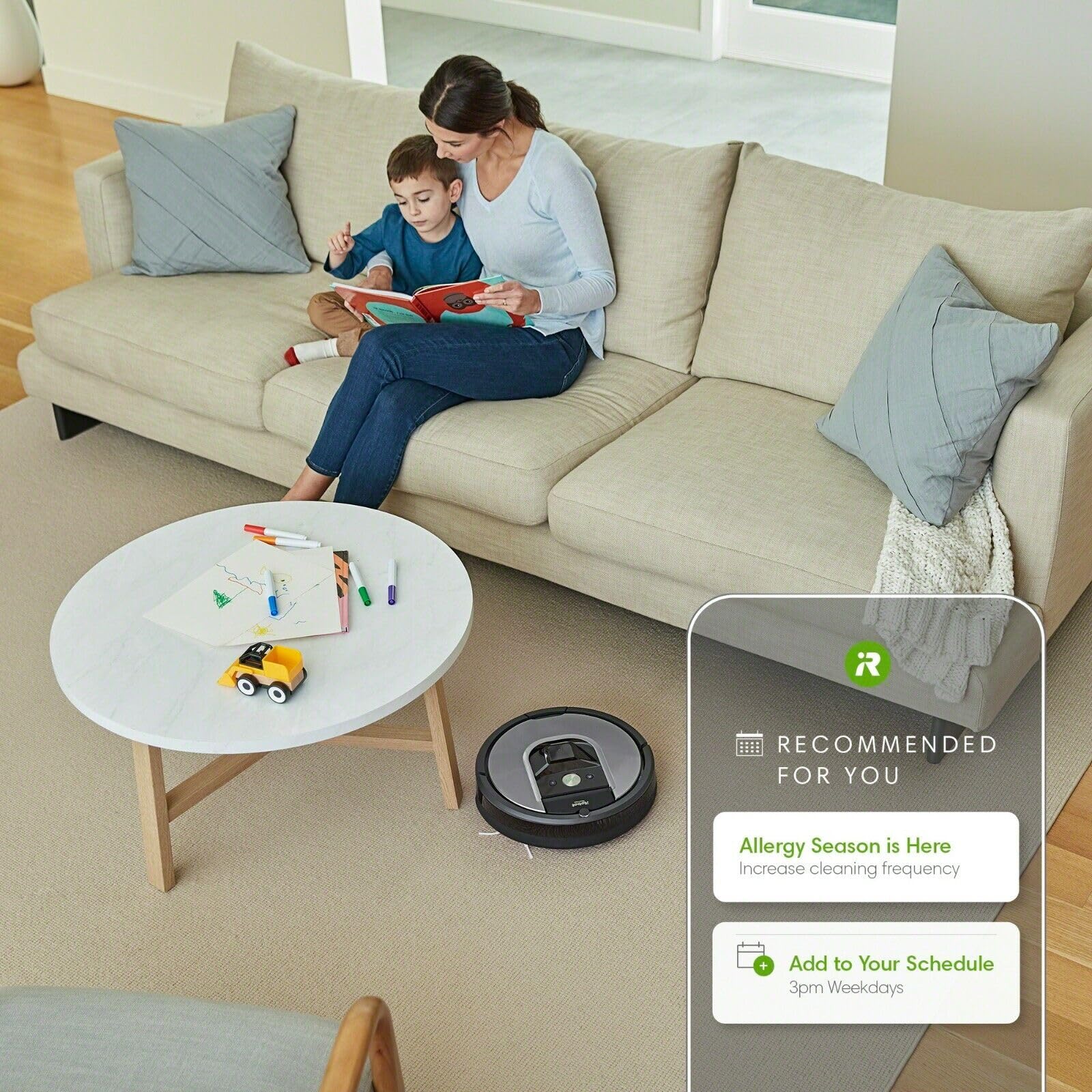 iRobot Roomba E6 (6199) Wi-Fi Connected Robot Vacuum - Works with Alexa, Self-Charging, Ideal for Pet Hair, Carpets & Hard Floors (Renewed) | Perfect for Homes with Pets, Daily Cleaning & Smart Home Integration