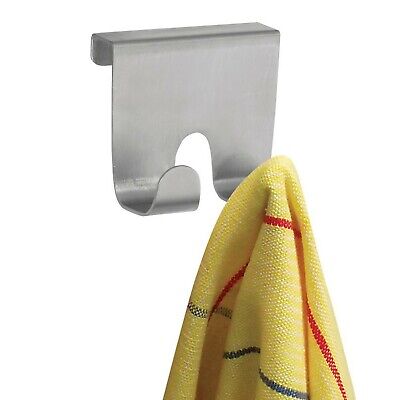 Over The Cabinet Hooks - 2 Pack Space Saving Organizer for Kitchen, Bathroom & Pantry - Perfect for Hanging Towels, Utensils & More