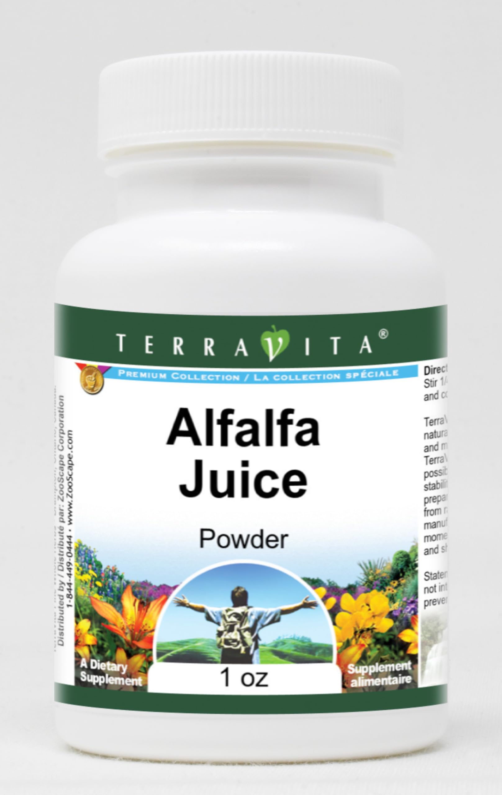 Organic Alfalfa Juice Powder 1 oz (3 Pack) - ZIN: 518843 | Nutrient-Rich Superfood Supplement for Smoothies, Detox & Wellness