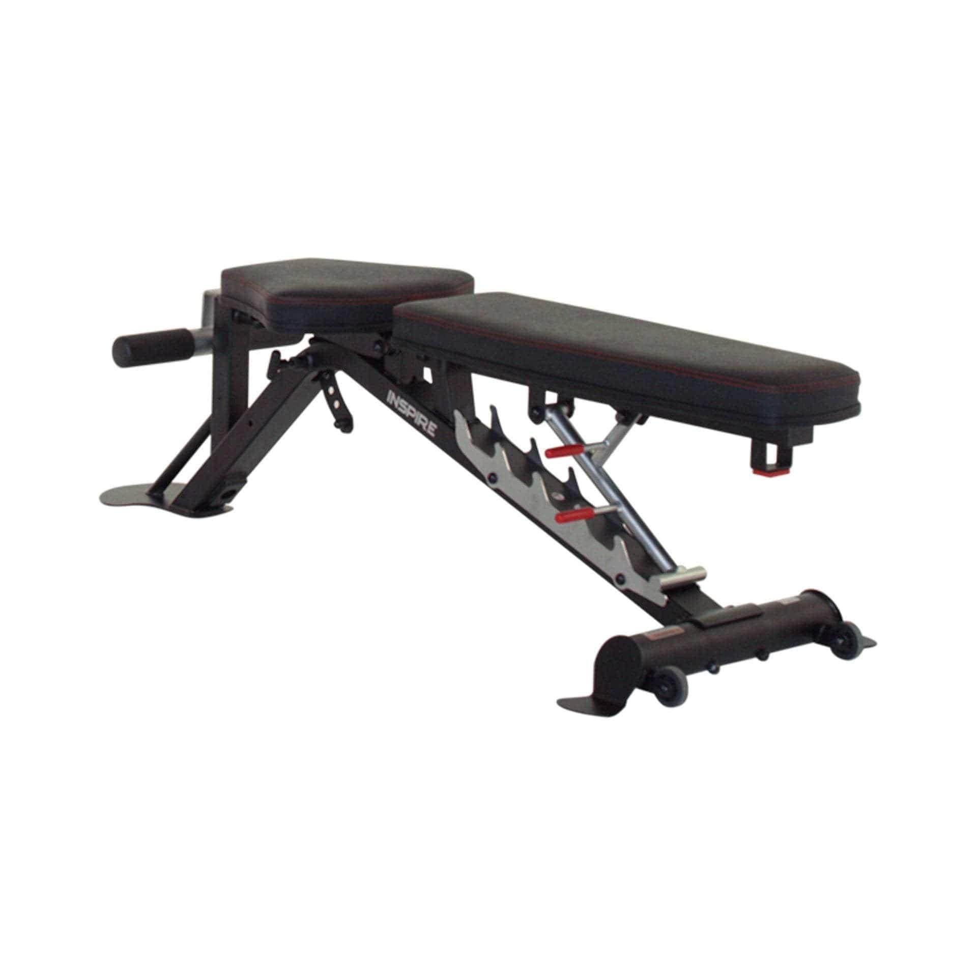 Inspire SCS WB Adjustable Weight Bench for Home Gym - Flat, Incline & Decline Workout Bench for Strength Training, Full Body Exercises - Perfect for Small Spaces & Home Fitness
