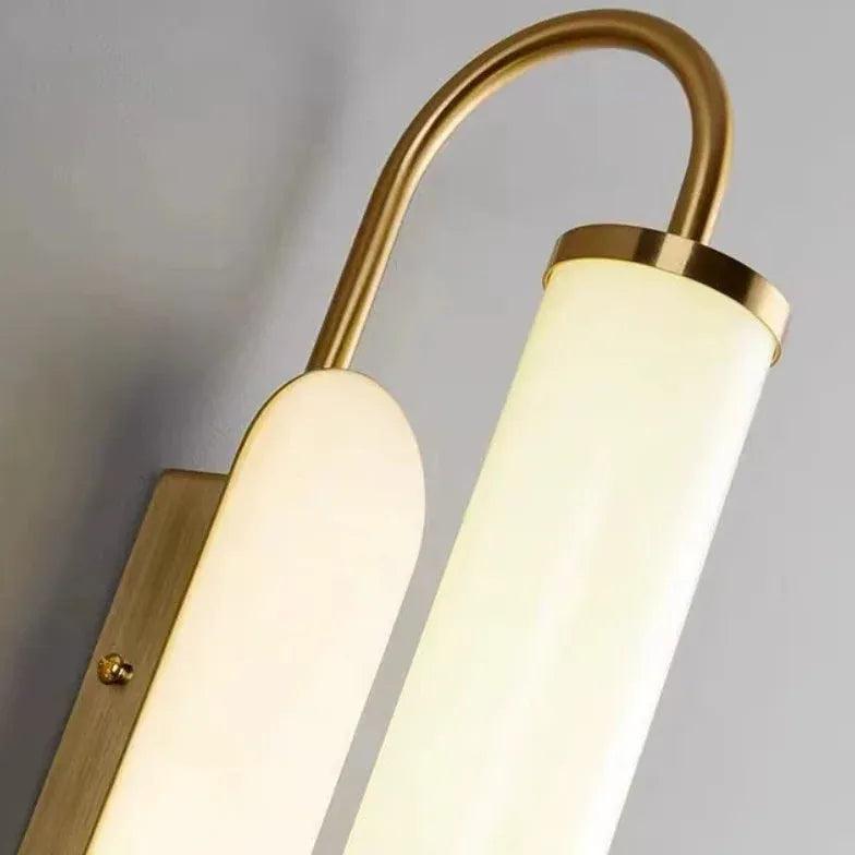 Modern Brass Side Wall Lights - Elegant Indoor/Outdoor Lighting for Hallway, Bedroom, and Patio Decor