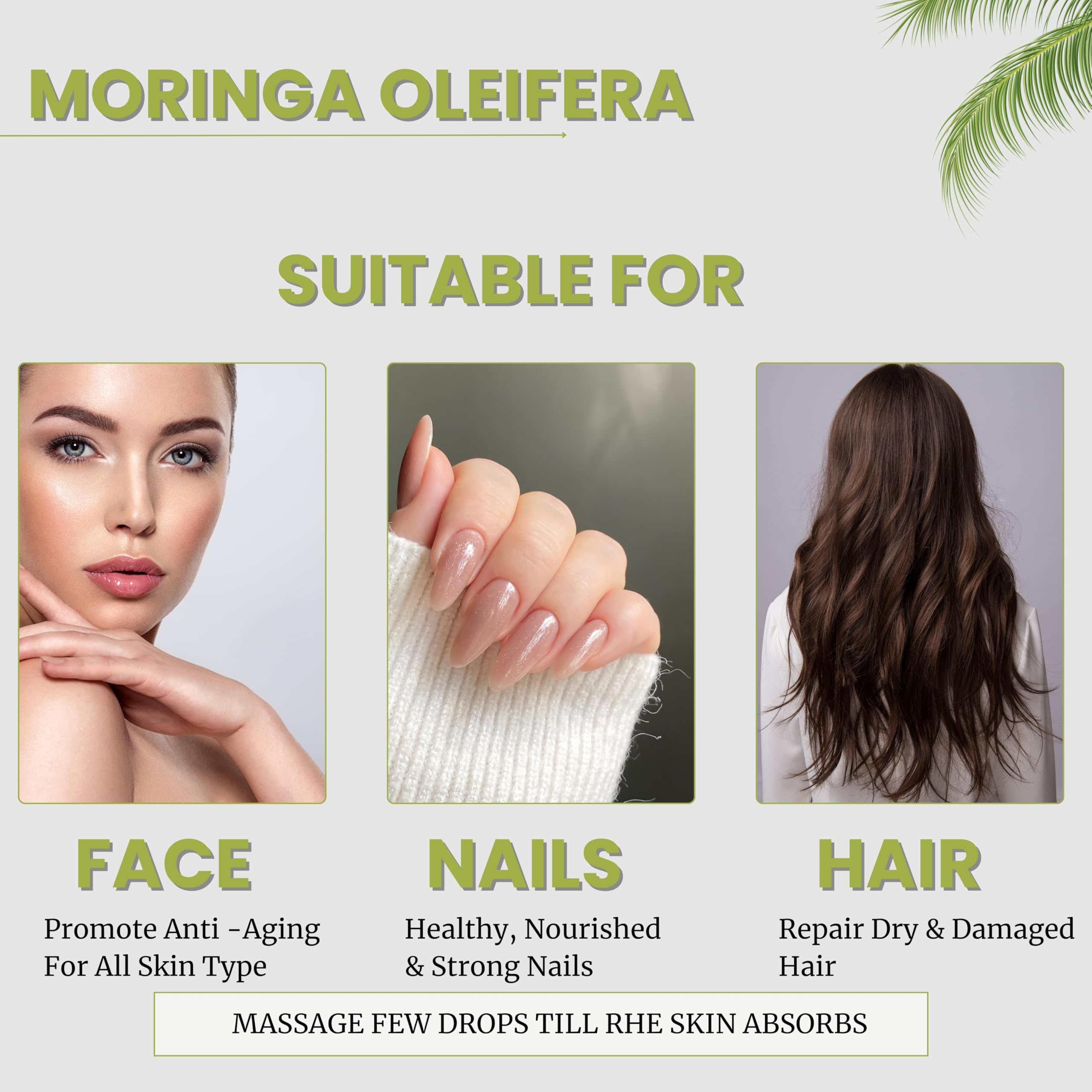 100% Cold Pressed Moringa Oil for Hair & Skin | Dr. Daddy Naturals Pure Moringa Oleifera (Behen Oil) | Deep Moisturizing & Hydrating Treatment for Shiny, Smooth Hair & Glowing Skin | 100ml | Perfect for Daily Hair Care & Facial Hydration Routine