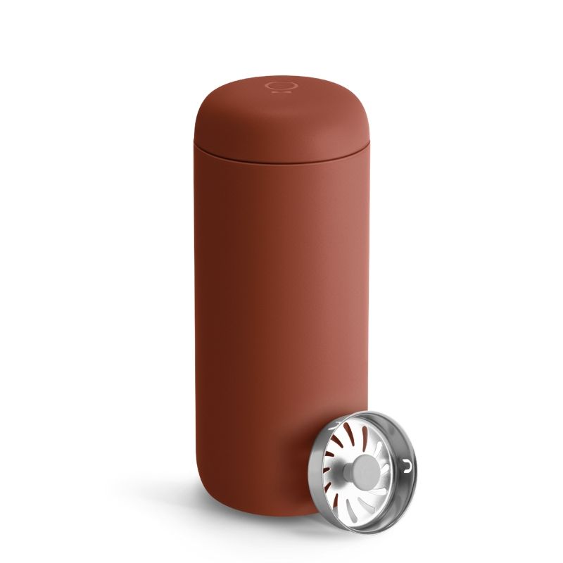Fellow Carter Move Mug - 16oz Insulated Travel Coffee Mug with Leak-Proof Lid, Stainless Steel, Perfect for Commuting, Camping & Office Use