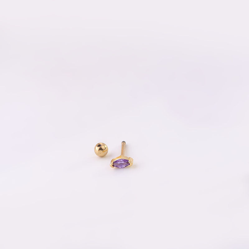 20G Cartilage Stud Earrings - Stainless Steel Tragus & Marquise Earrings for Women | Hypoallergenic Body Jewelry for Pierced Ears | Perfect for Daily Wear, Parties & Special Occasions