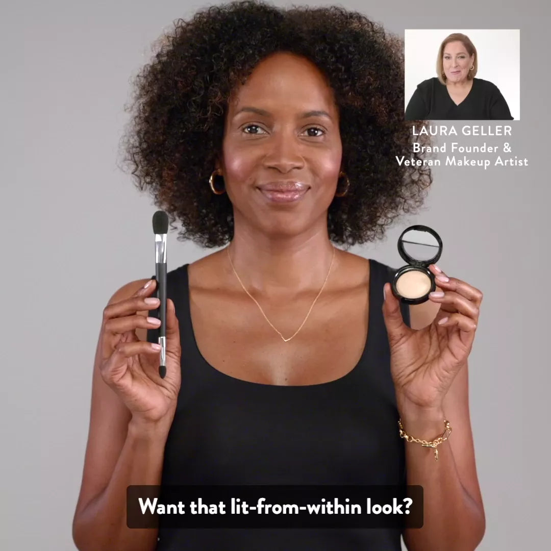 Baked Natural Glow Highlighter - Vegan & Cruelty-Free Face Highlighter for Cheekbones & Contouring | Perfect for Everyday Makeup & Special Occasions