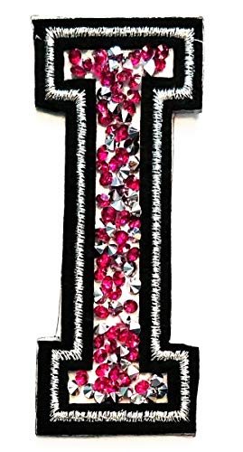 Pink Crystal Letter I