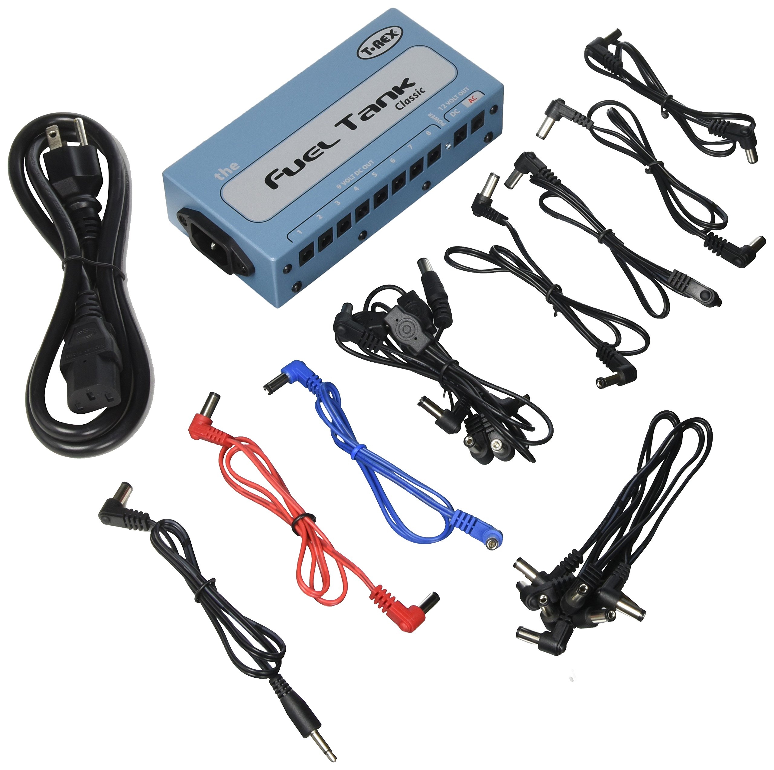 T-Rex FUELTANK-CLASSIC Power Supply for Guitar Pedal Board - Reliable 9V DC Power Source for Effects Pedals - Perfect for Live Performances & Studio Recording