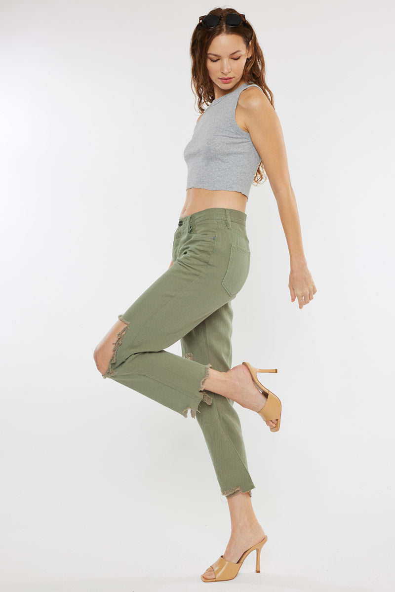 Blakely High Rise Straight Leg Jeans for Women - Stretchy Denim Pants, Comfortable & Flattering Fit - Perfect for Casual Wear, Office, and Date Night