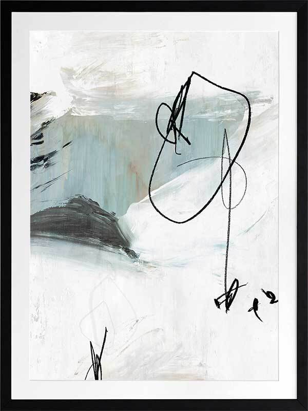 Defined I Framed Art Print - Premium Wall Decor for Living Room, Bedroom & Office - Modern Abstract Canvas Painting for Home & Office Decor