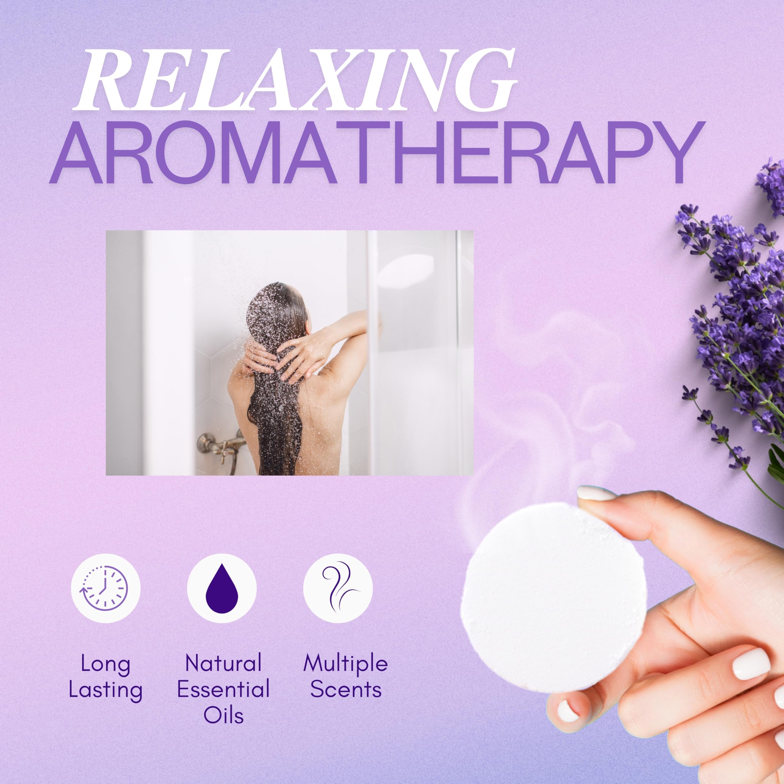 Shower Steamers Aromatherapy 6 Pack - Relaxing Essential Oil Gifts for Women, Mothers Day, Birthday, Home Warming, Spa Night, Stress Relief, Self Care