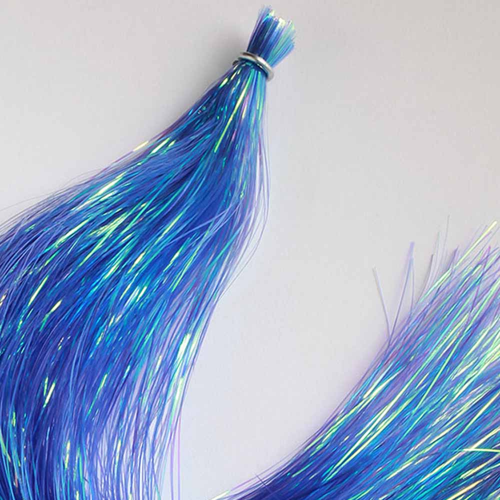 Hedron Dyed Pearl Flashabou - Vibrant Fishing Lure Material for Fly Tying & Streamer Patterns | Perfect for Trout, Bass, and Saltwater Fishing