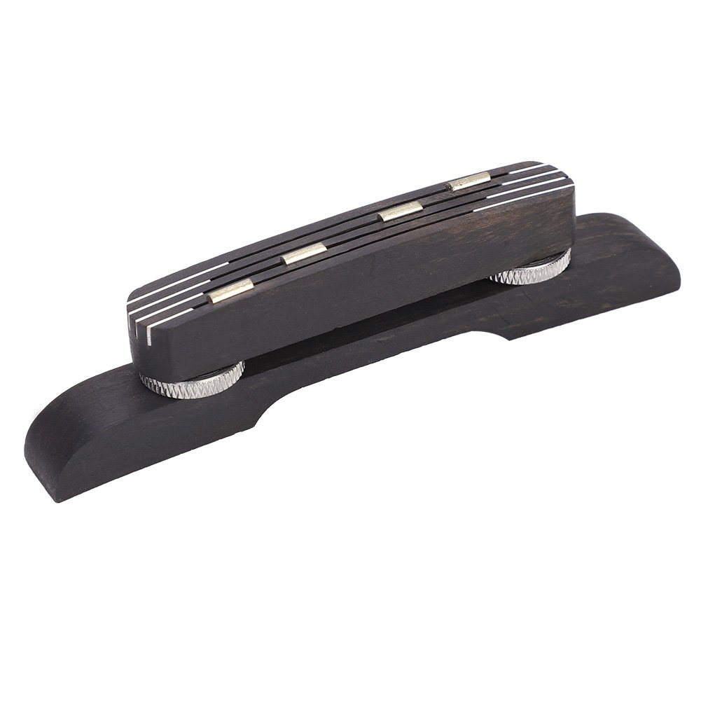 Premium Rosewood Adjustable Mandolin Bridge for Guitar, Bass & Flat Top Mandolins - Perfect for Professional Musicians & Live Performances