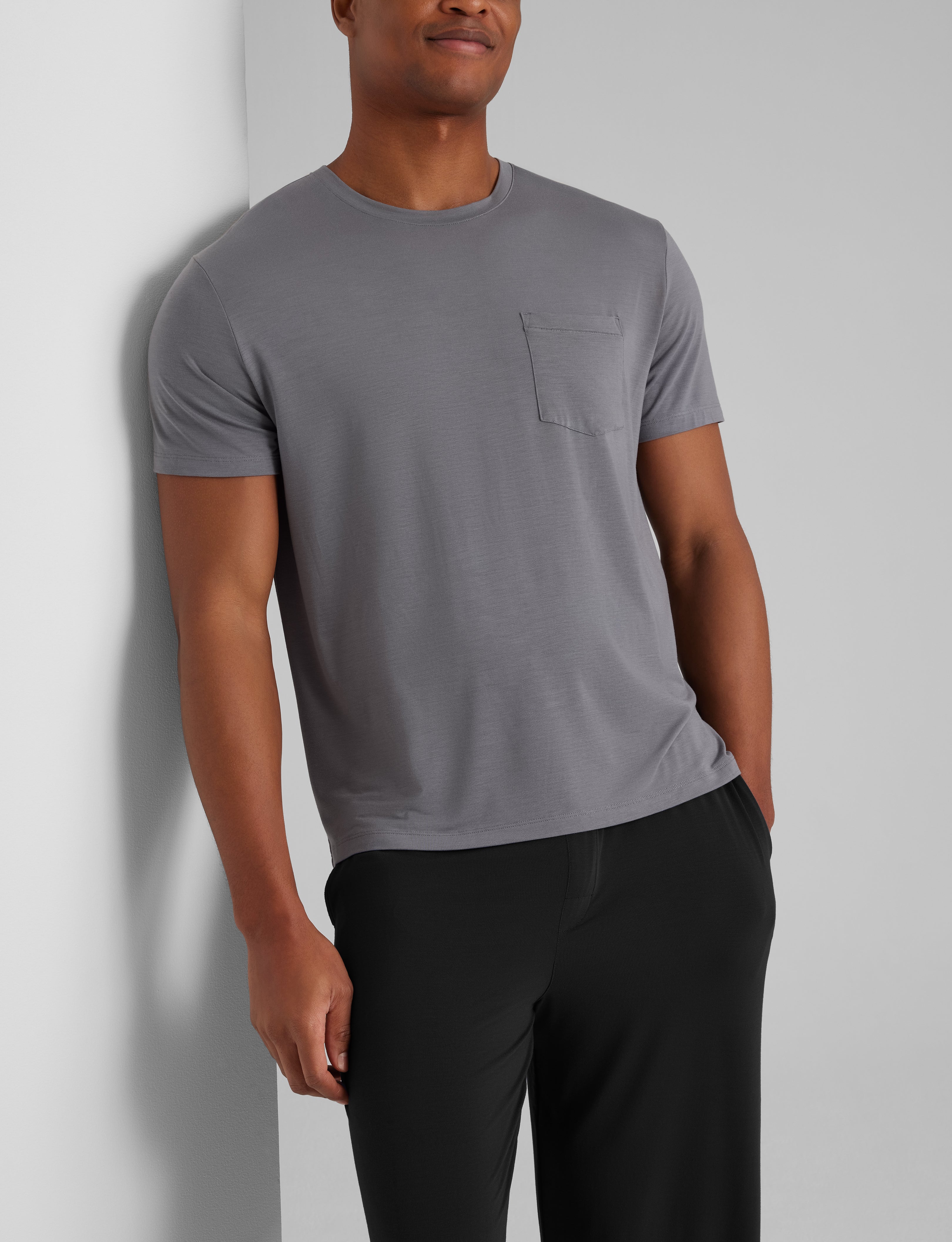 Second Skin Sleep Pocket Tee - Ultra Soft Comfortable Sleep Shirt for Women & Men - Perfect for Lounging, Travel & Cozy Nights