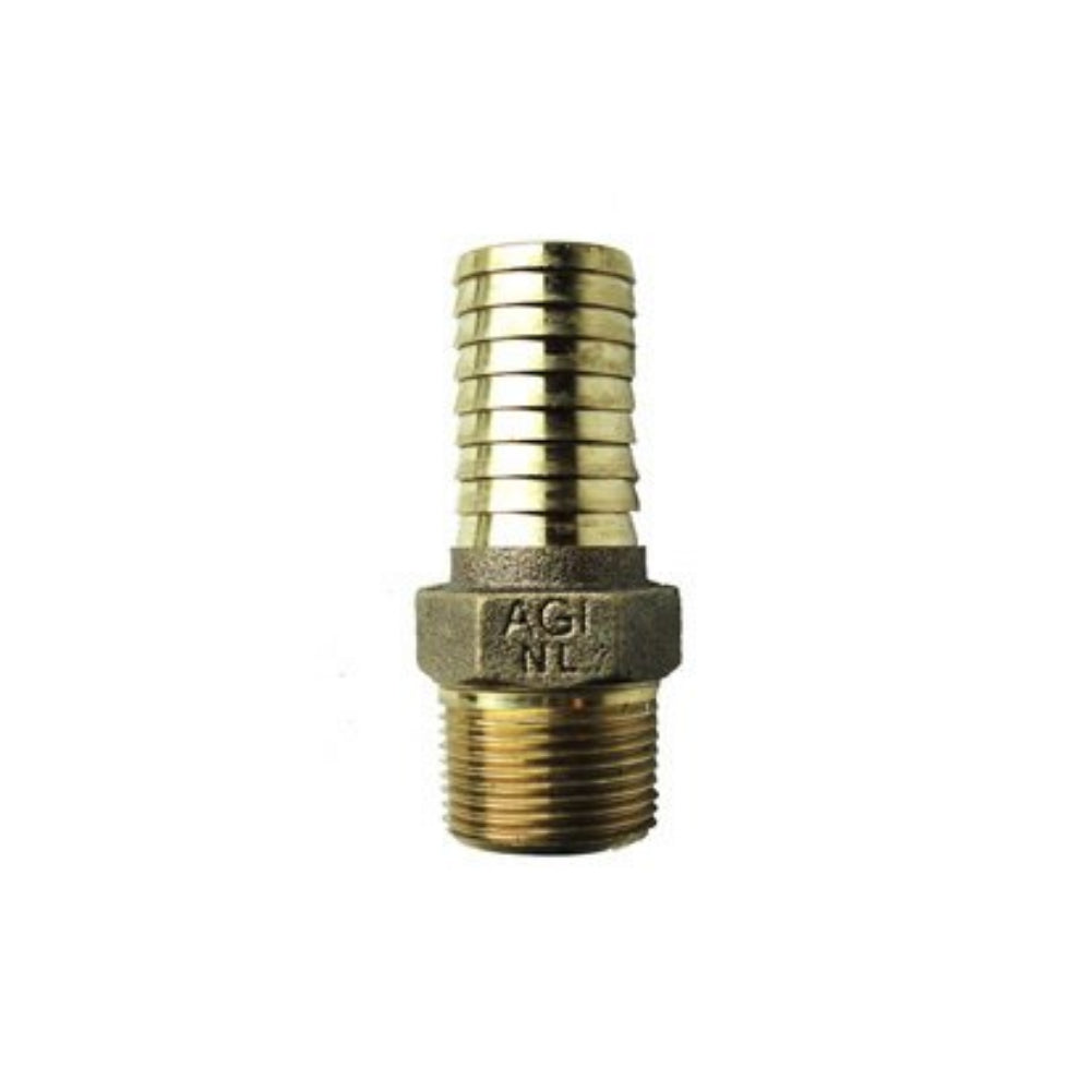 1 Inch INS x MIP Lead-Free Cast Bronze Insert Adapter - Fitting for Plumbing, HVAC & Water Supply Systems - Durable Brass Construction for Secure Connections