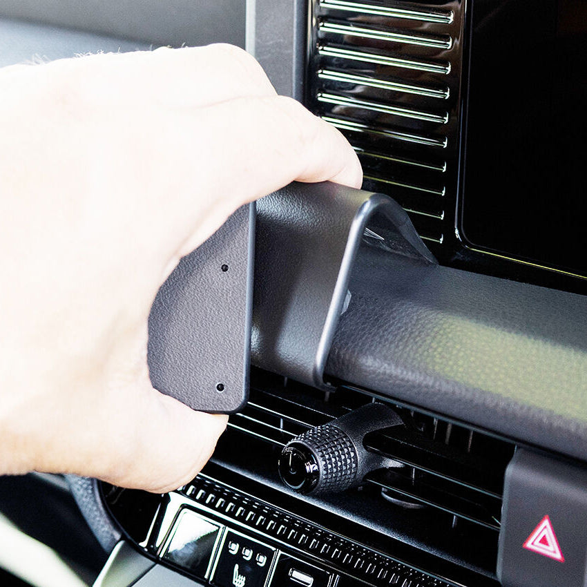 ClicOn No Holes Angled Dash Mount for Toyota Prado 2024-2025 | Secure Phone Holder for Off-Road & Daily Driving