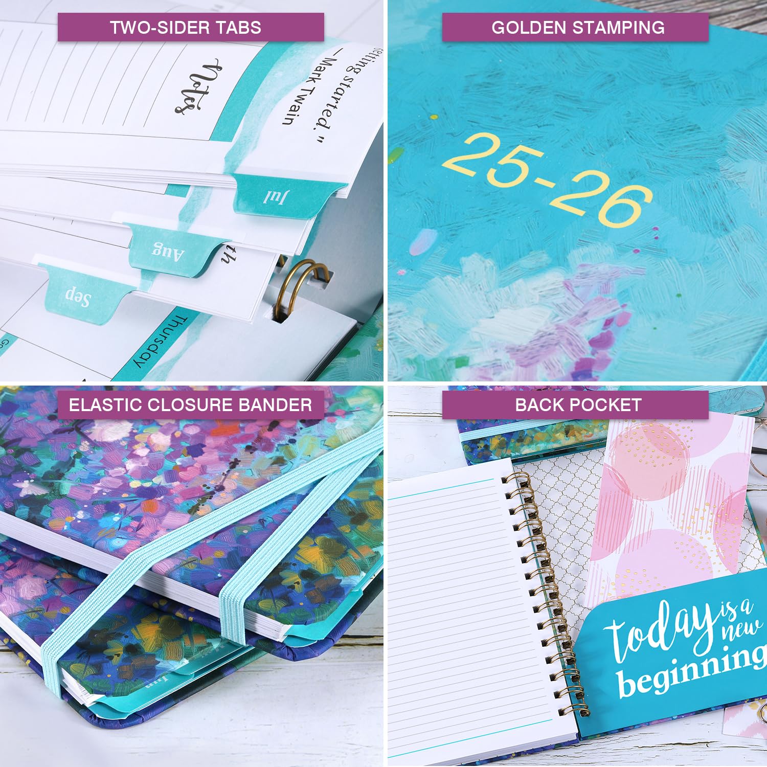 2025-2026 Academic Planner | July 2025 to June 2026 | Weekly & Monthly Organizer with Tabs | 6.3